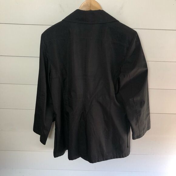 GALLERY Double Button Pea Coat Size Large - Picture 5 of 6